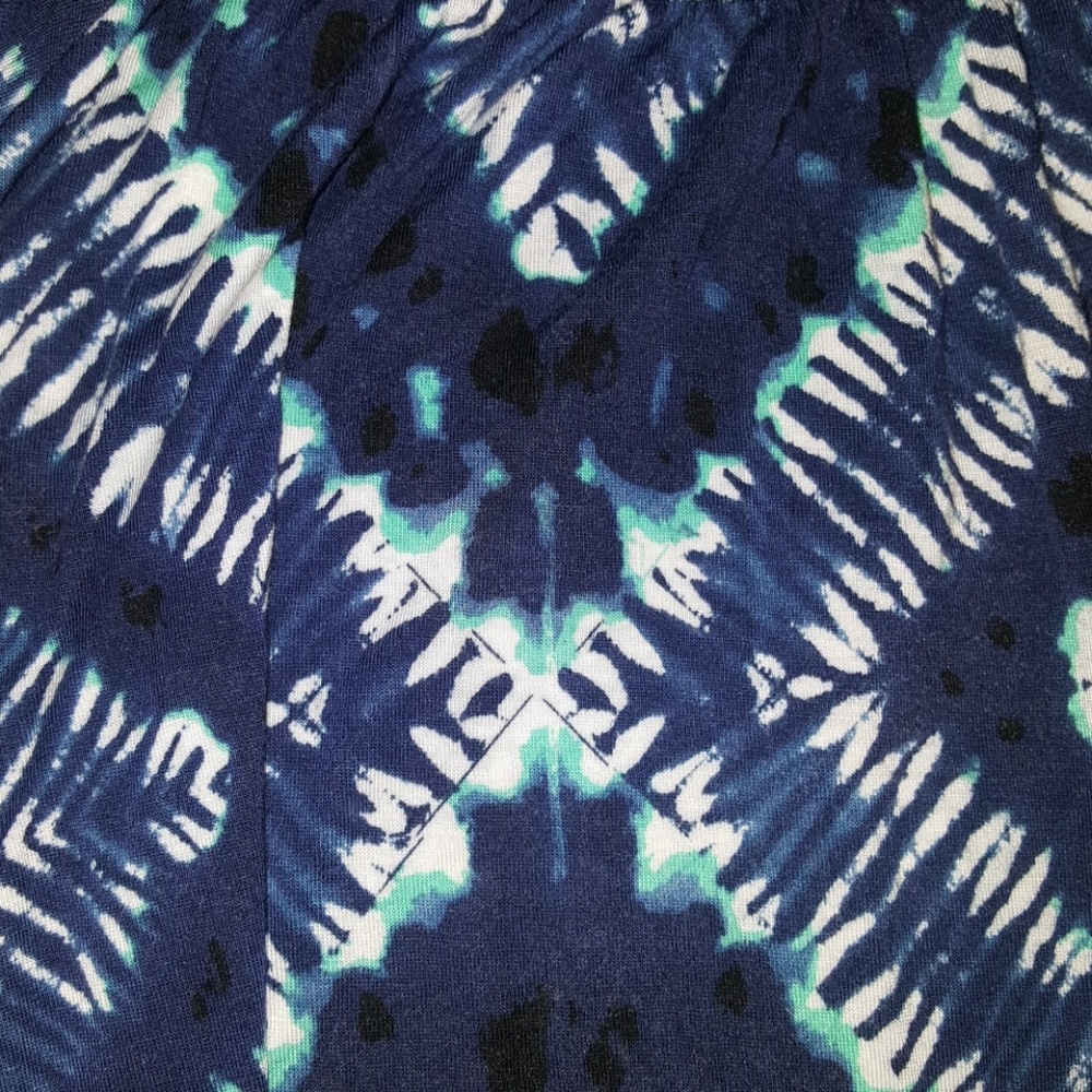 Womens tie dye fringe top - Picture 7 of 7